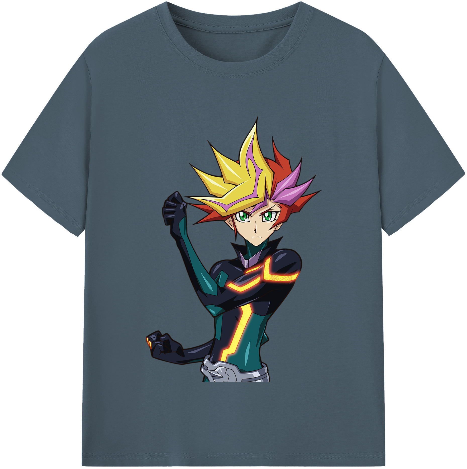 （画像用） 遊☆戯☆王 Yu-Gi-Oh! 綿100％半袖Tシャツ（フロントプリント）